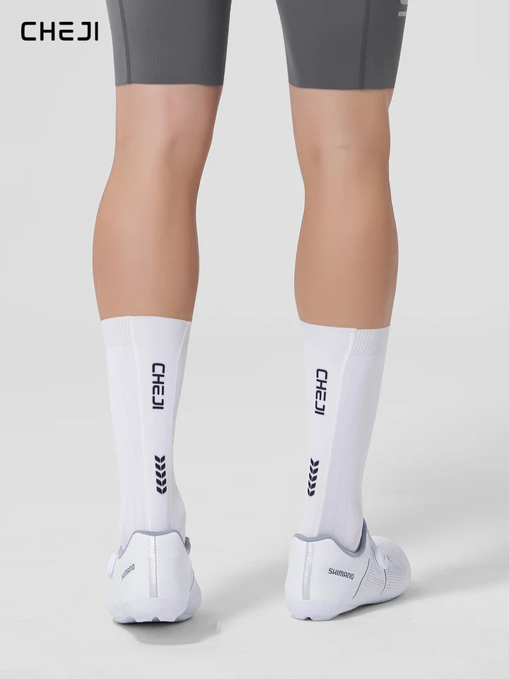 Cheji Unisex Aerodynamic Cycling Socks Optimal Performance Comfortable Design