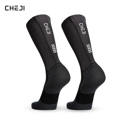 Cheji Unisex Aerodynamic Cycling Socks Optimal Performance Comfortable Design