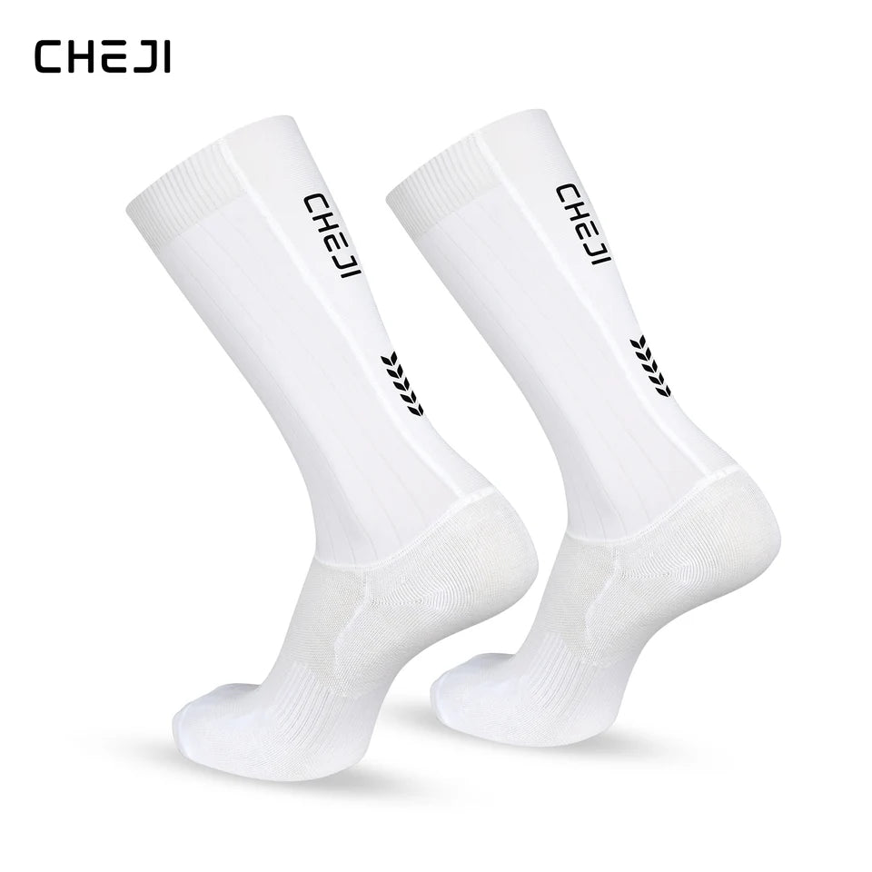 Cheji Unisex Aerodynamic Cycling Socks Optimal Performance Comfortable Design
