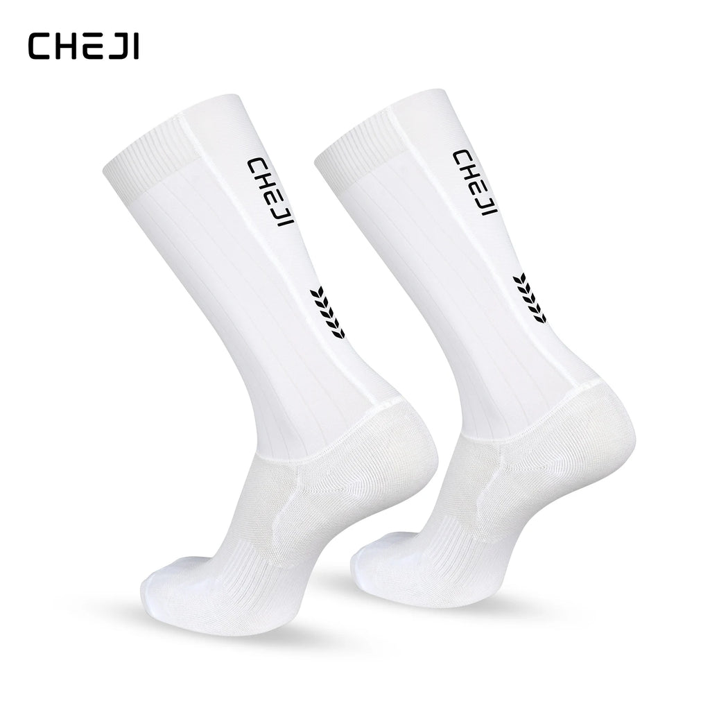Cheji Unisex Aerodynamic Cycling Socks Optimal Performance Comfortable Design