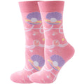 New Women's Socks, Multi-Color, Trendy Fashion Cotton Socks Suitable for All Seasons