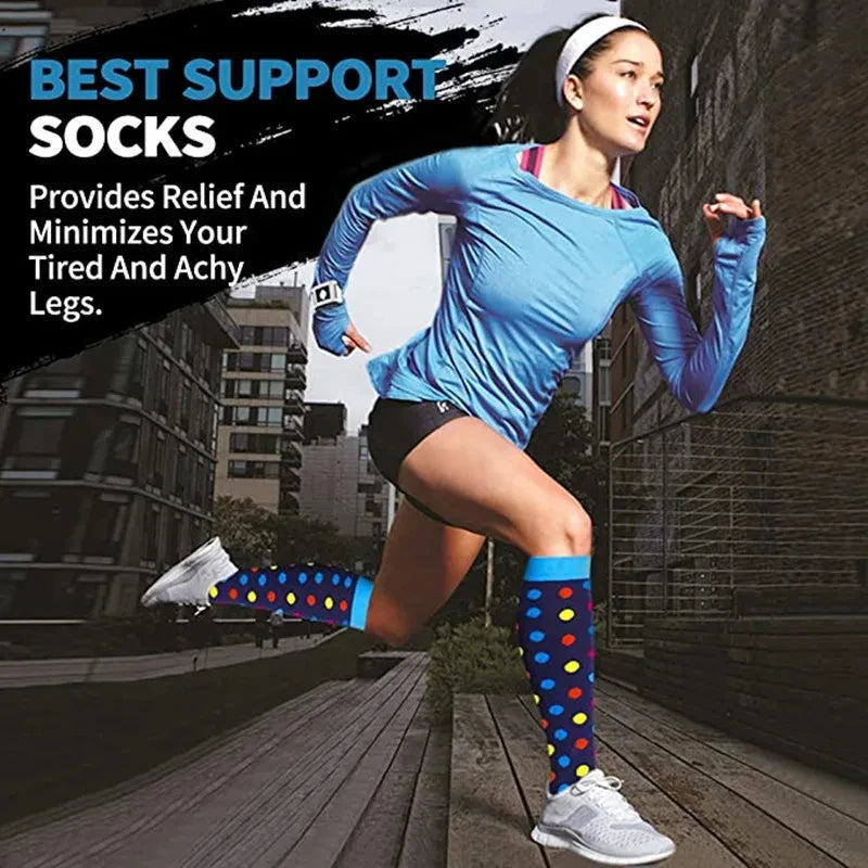Compression Socks Medical Blood Circulation Diabetes Men Women Tights Outdoor Marathon Basketball Football Cycling Sports Socks